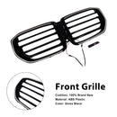 M-Style Front Bumper Grille Grill Fit BMW G05 LCI X5 2024+ Single Line W/LED-5
