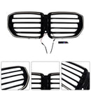 M-Style Front Bumper Grille Grill Fit BMW G05 LCI X5 2024+ Single Line W/LED-6