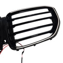 M-Style Front Bumper Grille Grill Fit BMW G05 LCI X5 2024+ Single Line W/LED-11
