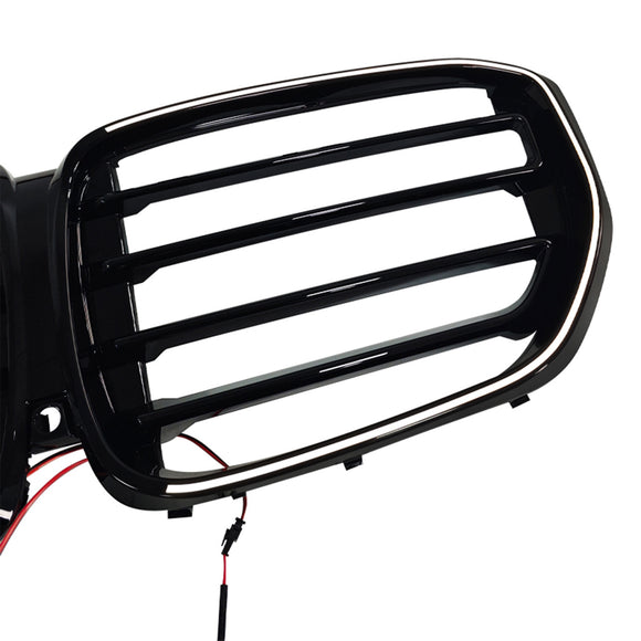 M-Style Front Bumper Grille Grill Fit BMW G05 LCI X5 2024+ Single Line W/LED