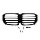 M-Style Front Bumper Grille Grill Fit BMW G05 LCI X5 2024+ Single Line W/LED-15