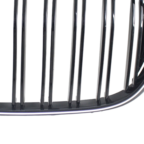 Rejilla delantera para parrilla de riñón compatible con BMW Serie 7 G11 G12 2016-2018 pre-Facelift