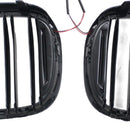 Rejilla delantera para parrilla de riñón compatible con BMW Serie 7 G11 G12 2016-2018 pre-Facelift-6