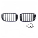 Rejilla delantera para parrilla de riñón compatible con BMW Serie 7 G11 G12 2016-2018 pre-Facelift-8