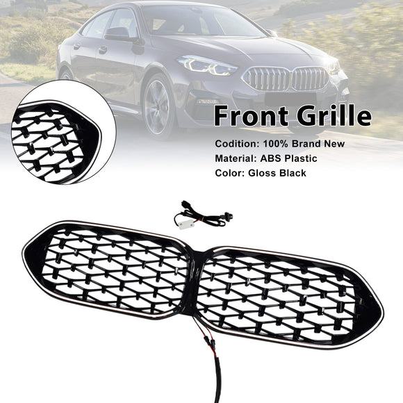 BMW 2 Series F44 2020-2023 Coupe Diamond Gloss Black Front Grille LED Grill