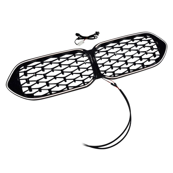BMW 2 Series F44 2020-2023 Coupe Diamond Gloss Black Front Grille LED Grill