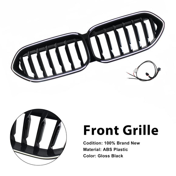 2020-2023 BMW 2 Series F44 Coupe Gloss Black Front Bumper Grille W/ LED
