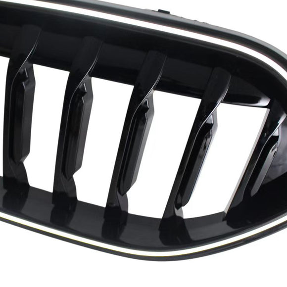 2020-2023 BMW 2 Series F44 Coupe Gloss Black Front Bumper Grille W/ LED