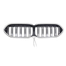 Gloss Black Front Bumper Grille Grill Fit BMW 2 Series F44 2020-2023 Coupe W/ LED-9