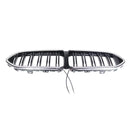 Gloss Black Front Bumper Grille Grill Fit BMW 2 Series F44 2020-2023 Coupe W/ LED-10