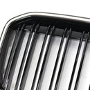 Doppelte Lamellen, glänzend schwarz, vorderer Nierengrill, passend für BMW X7 G07 2019–2022-9