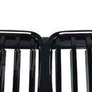 Zwart Enkele Lijn Voorbumper Grille Grill Fit BMW X7 G07 2023-2026 W/LED-8