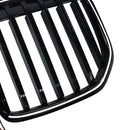 Zwart Enkele Lijn Voorbumper Grille Grill Fit BMW X7 G07 2023-2026 W/LED-9