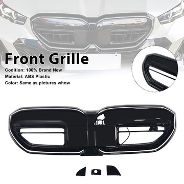 BMW 5 Series I5 G60 G61 2024-2026 M60-Style Grille Front Bumper Black Replacement Grill W/ LED - 0