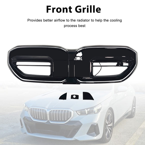 Parrilla de parachoques delantero estilo M60 compatible con BMW Serie 5 I5 G60 G61 G68 2024+