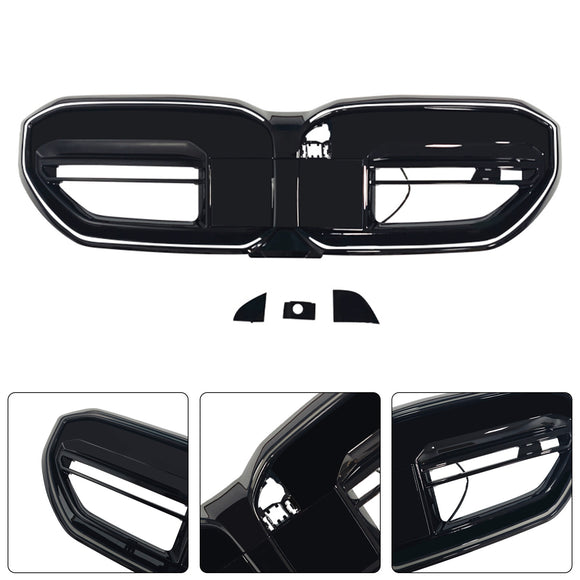 Parrilla de parachoques delantero estilo M60 compatible con BMW Serie 5 I5 G60 G61 G68 2024+