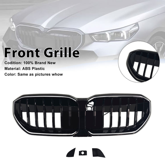 2024-2026 BMW serii 5 I5 G60 G61 G68 Pojedyncza listwa Grill Wymiana przedniego zderzaka Kratka z diodą LED