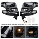 Halogen Headlights Projector Assembly Left+Right For Chevy Tahoe Suburban 2015-2020-4
