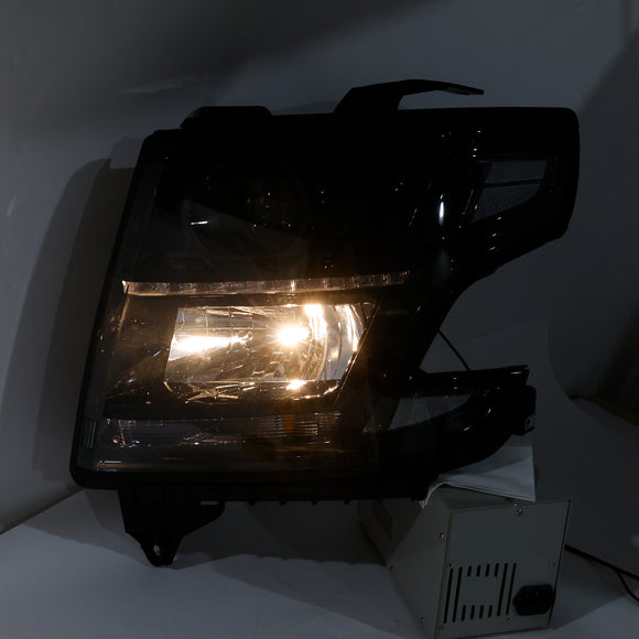Halogen Headlights Projector Assembly Left+Right For Chevy Tahoe Suburban 2015-2020