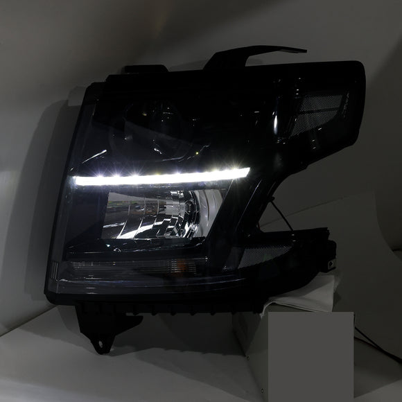 Halogen Headlights Projector Assembly Left+Right For Chevy Tahoe Suburban 2015-2020