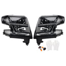 Halogen Headlights Projector Assembly Left+Right For Chevy Tahoe Suburban 2015-2020-17