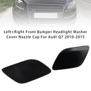 Left+Right Front Bumper Headlight Washer Cover Nozzle Cap For Audi Q7 2010-2015-3
