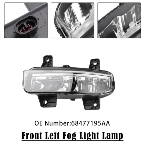 Front Left + Right LED Fog Light For Chrysler Pacifica 2021-2024 Ram 1500 2020-2024