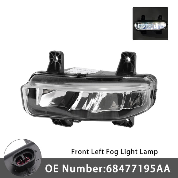 Front Left + Right LED Fog Light For Chrysler Pacifica 2021-2024 Ram 1500 2020-2024
