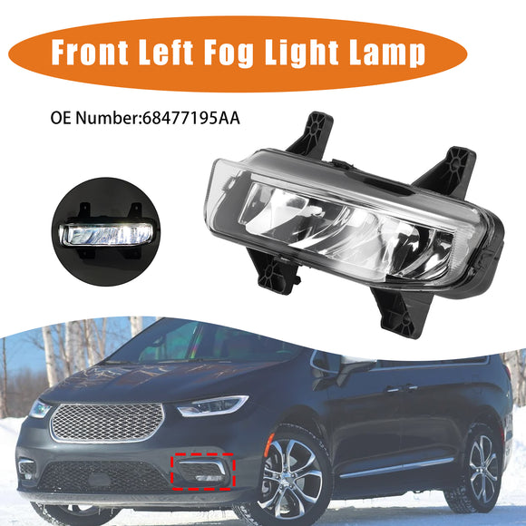 Front Left + Right LED Fog Light For Chrysler Pacifica 2021-2024 Ram 1500 2020-2024