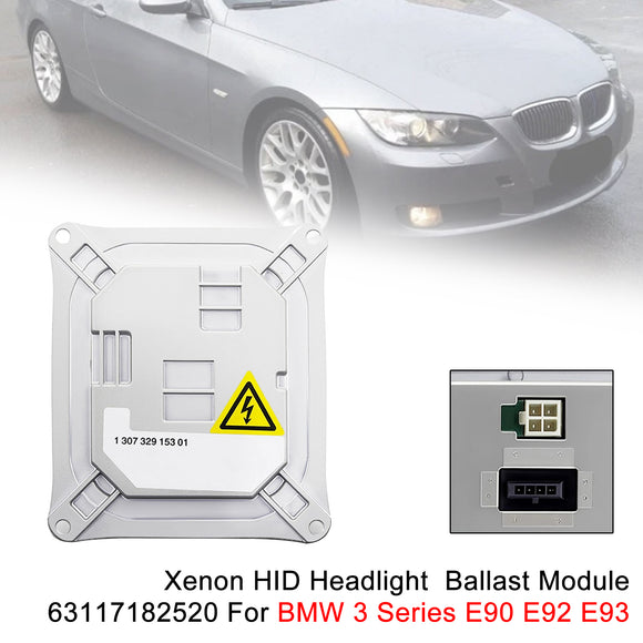Xenon HID ajovalojen painolastimoduuli 63117182520 BMW 3-sarjan E90 E92 E93