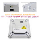 Xenon HID ajovalojen painolastimoduuli 63117182520 BMW 3-sarjan E90 E92 E93-6