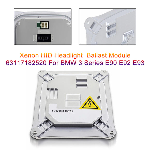 Xenon HID ajovalojen painolastimoduuli 63117182520 BMW 3-sarjan E90 E92 E93