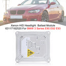 Xenon HID ajovalojen painolastimoduuli 63117182520 BMW 3-sarjan E90 E92 E93-3