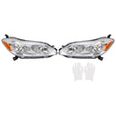 2009–2014 Toyota Matrix links + rechts Scheinwerferbaugruppe Scheinwerfer Chromgehäuse-12