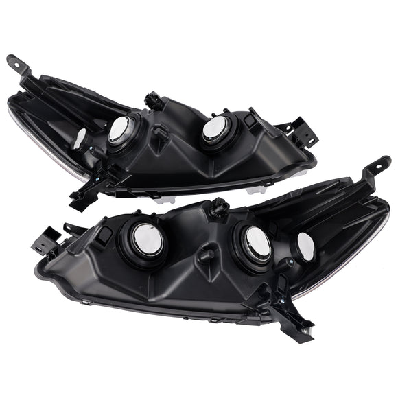 2009–2014 Toyota Matrix links + rechts Scheinwerferbaugruppe Scheinwerfer Chromgehäuse
