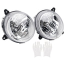 Chrome Links + Rechts Koplampen Lampen Voor Jeep Patriot 2007-2010-13