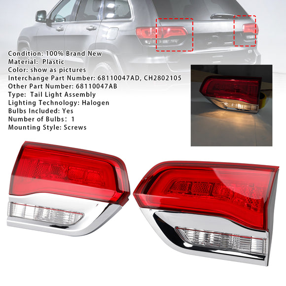 Luz trasera interior trasera izquierda + derecha para Jeep Grand Cherokee 2014-2021