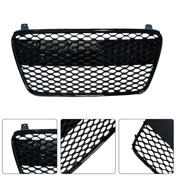 Audi R8 2007-2012 Honeycomb Black Grill Front Bumper Mesh Replacement Grille