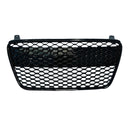Audi R8 2007-2012 Honeycomb Black Grill Front Bumper Mesh Replacement Grille-1