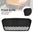 2013-2015 Audi R8 etusäleikkö Honeycomb Musta Vaihto ylempi puskurin säleikkö-2