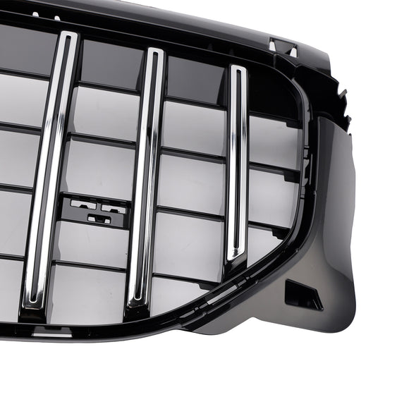 Chroom + Zwart Voorbumper Grille Fit Mercedes Benz GLB X247 GLB200 GLB250 2024 +