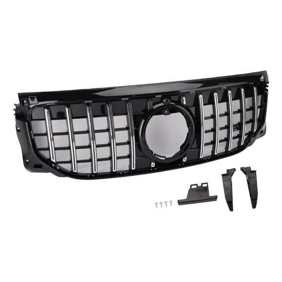 Chroom + Zwart Voorbumper Grille Fit Mercedes Benz GLB X247 GLB200 GLB250 2024 +