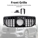 Gloss Black Front Bumper Grille GT Style Grill Fit Mercedes Benz GLB X247 GLB200 GLB220 GLB250 2024-2026-3