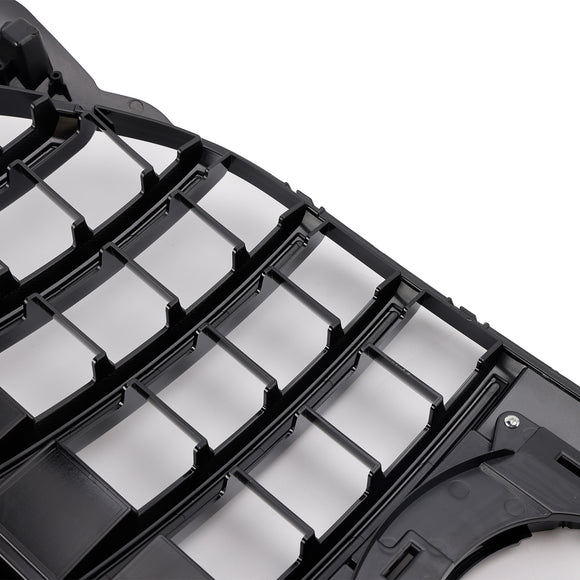 Gloss Black Front Bumper Grille GT Style Grill Fit Mercedes Benz GLB X247 GLB200 GLB220 GLB250 2024-2026