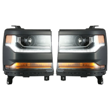 Chevy Silverado 1500 2016-2019 Left+Right HID Xenon Projector Headlight 84388631 84181565
