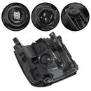 Vasen+oikea LED-ajovalo 84357696 84893098 Chevy Silverado 1500 2016-2019 kiiltävä musta kotelo-9