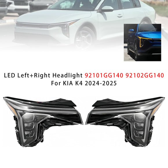 LED-Scheinwerfer links + rechts 92101GG140 92102GG140 für KIA K4 2024–2025