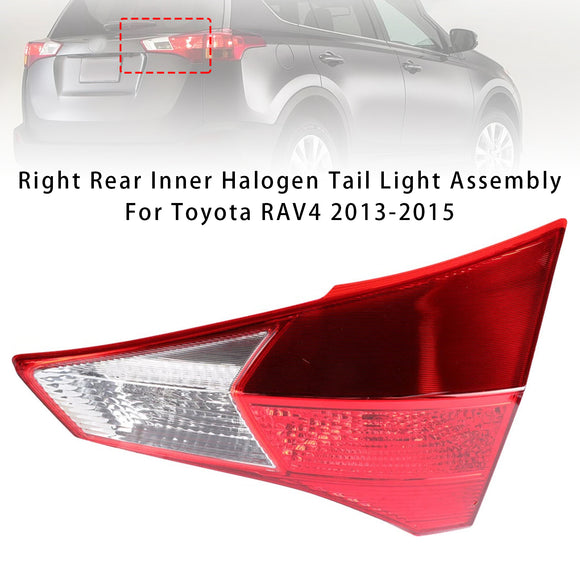 Oikea taka sisempi halogeeninen takavalokokoonpano Toyota RAV4 2013-2015
