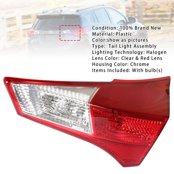 Oikea taka sisempi halogeeninen takavalokokoonpano Toyota RAV4 2013-2015