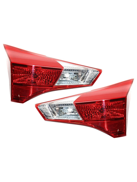 Links + rechts hinten innere Halogen-Rücklicht-Baugruppe für Toyota RAV4 2013–2015